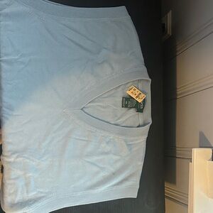 Boss Sky Blue Merino Wool Vest